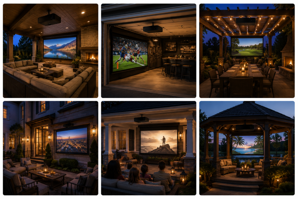 homeline projector enclosure applications