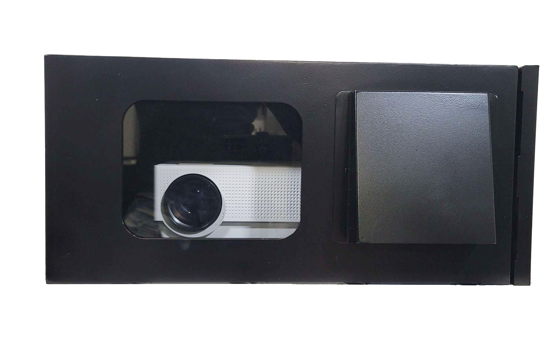 Homeline projector enclosure for home and backyard use