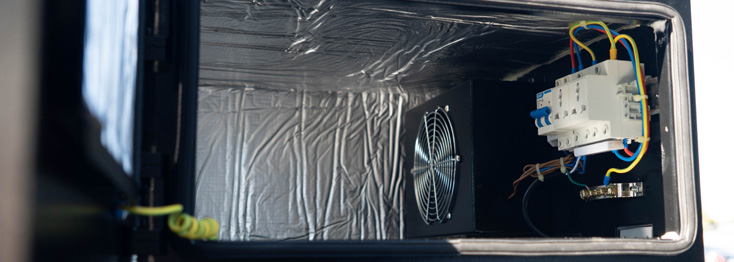 Integrator Series sealed doorway and insulated interior